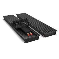 Внутрипольный конвектор Royal Thermo Atrium 75/250/2100-DG-U-BL