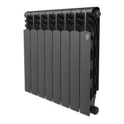 Биметаллический радиатор отопления Royal Thermo Revolution Bimetall 500 2.0 10 секций Noir Sable