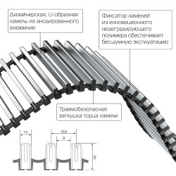 Внутрипольный конвектор Royal Thermo Atrium 190/200/1400-DG-U-DB