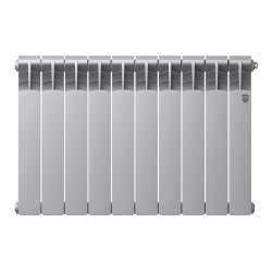Биметаллический радиатор отопления Royal Thermo Revolution Bimetall 500 2.0 10 секций Silver Satin