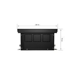 Внутрипольный конвектор Royal Thermo Atrium 110/200/1300-DG-U-LB