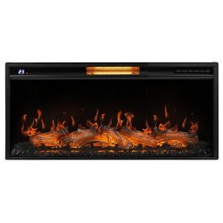 Каминокомплект Royal Thermo Aurora RTFP/P-AR40LS + портал Firelight Moderno 42/40/36 графит