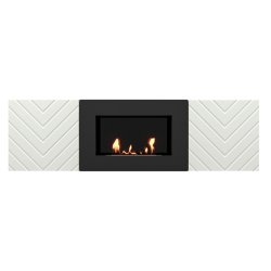 Тумба с биокамином Firelight BFP/P-1400V белый
