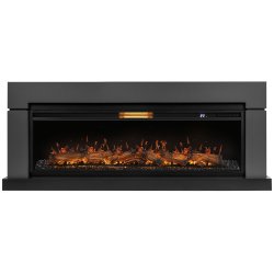 Каминокомплект Royal Thermo Aurora RTFP/P-AR60LS + портал Firelight Lindos 60 G графит