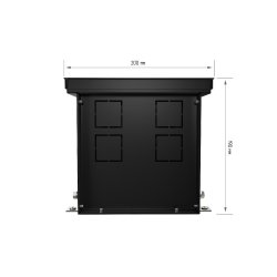 Внутрипольный конвектор Royal Thermo Atrium 190/200/1100-DG-U-BL