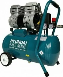 Компрессор безмасляный HYUNDAI HYC 1824S поршневой, бесшумный.