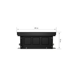 Внутрипольный конвектор Royal Thermo Atrium 90/200/2900-DG-U-NA
