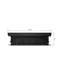 Внутрипольный конвектор Royal Thermo Atrium 75/250/2100-DG-U-NA
