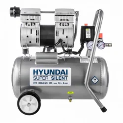 Компрессор безмасляный HYUNDAI НYC 18224LMS поршневой, бесшумный.